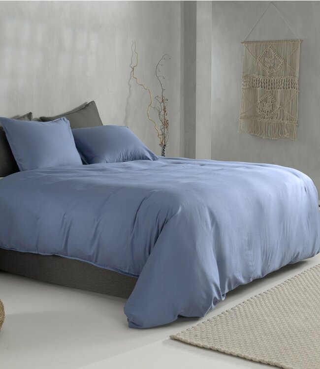 Dekbedovertrek met rits Evening Blue 200 x 200/220