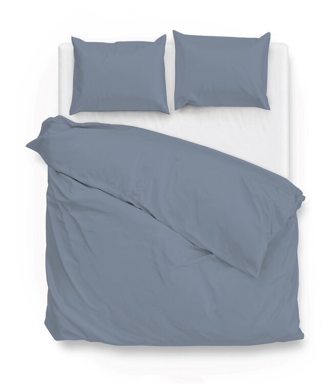 Dekbedovertrek met rits Evening Blue 200 x 200/220