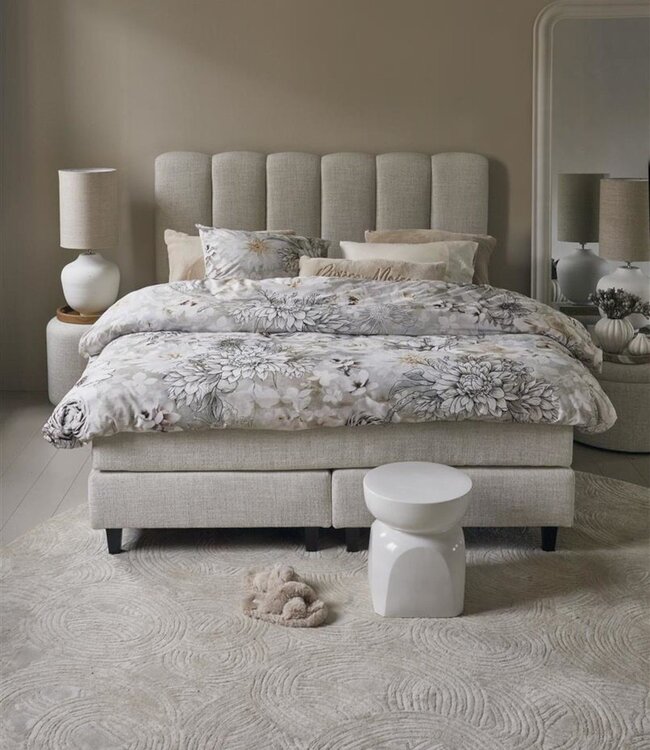 Rivièra Maison Dekbedovertrek Flourish Sand 200 x 200/220