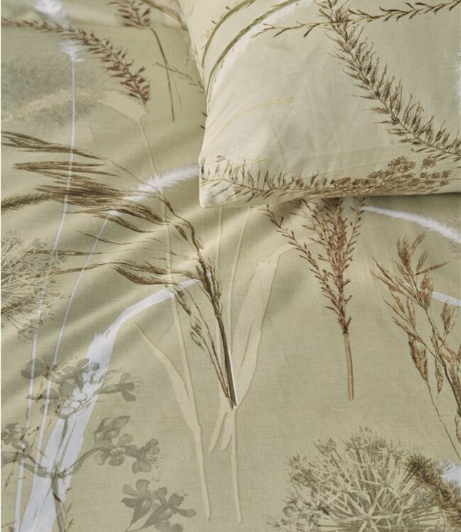 Beddinghouse Dekbedovertrek Amelie Green - Uitverkocht