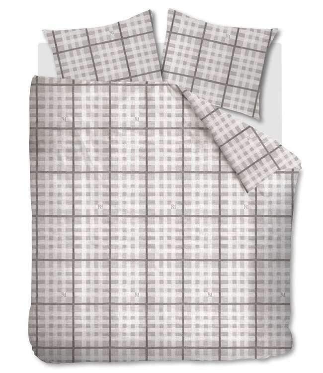 Rivièra Maison Dekbedovertrek Flanel Brody Zand