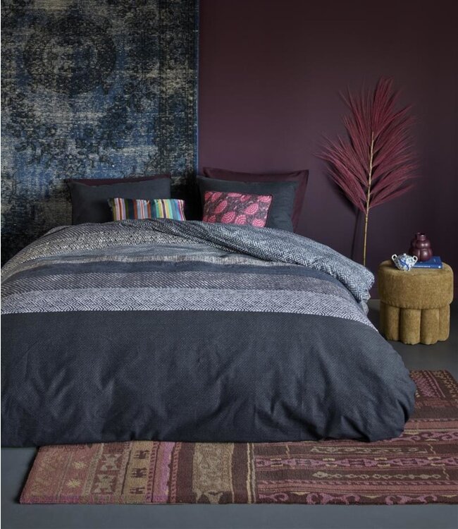 Beddinghouse Dekbedovertrek Flanel Enzo Blue