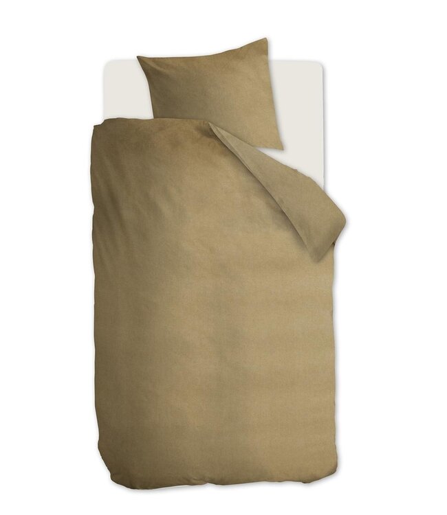 Beddinghouse Dekbedovertrek Flanel Frost Gold