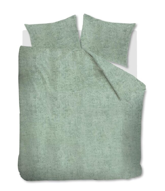 Beddinghouse Dekbedovertrek Flanel Frost Grey Green