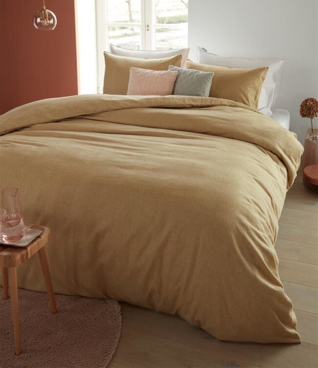 Beddinghouse Dekbedovertrek Flanel Frost Gold 240 x 200/220