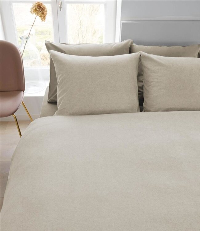 Beddinghouse Dekbedovertrek Flanel Frost Light Sand 140 x 200/220