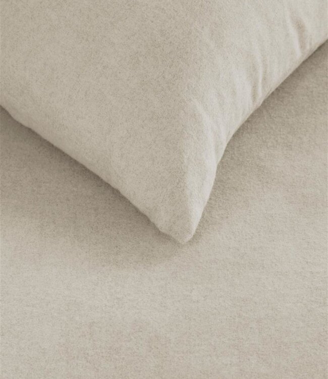 Beddinghouse Dekbedovertrek Flanel Frost Light Sand 240 x 200/220