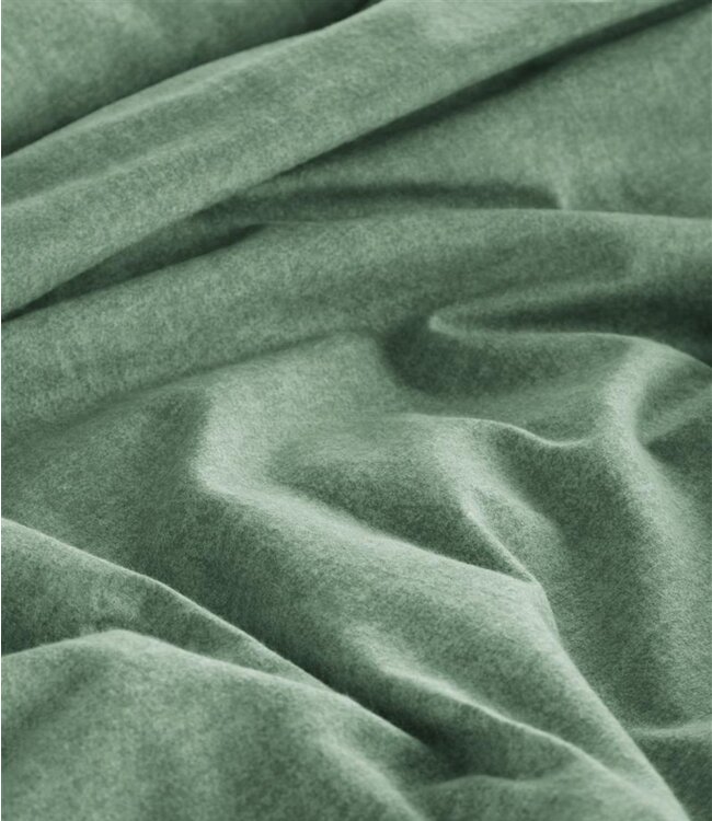 Beddinghouse Dekbedovertrek Flanel Frost Grey Green 140 x 200/220