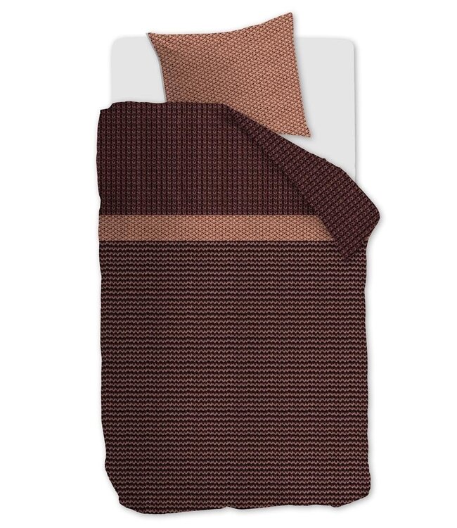 Beddinghouse Dekbedovertrek Flanel River Dark Red 200 x 200/220