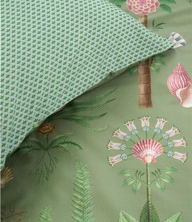 Pip Studio Dekbedovertrek Bamboleo Groen 240 x 200/220
