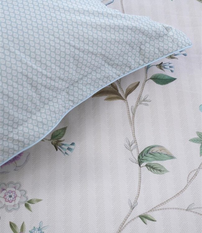 Pip Studio Dekbedovertrek Flores Bailando Off White