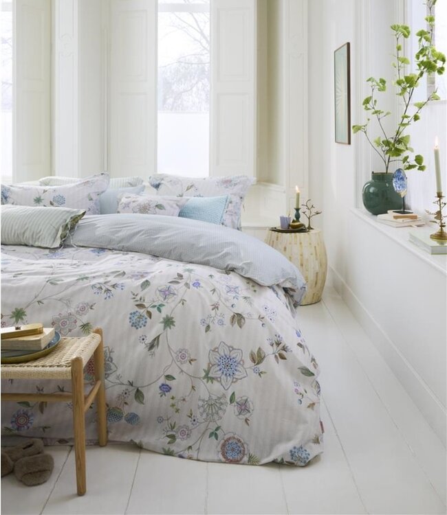 Pip Studio Dekbedovertrek Flores Bailando Off White