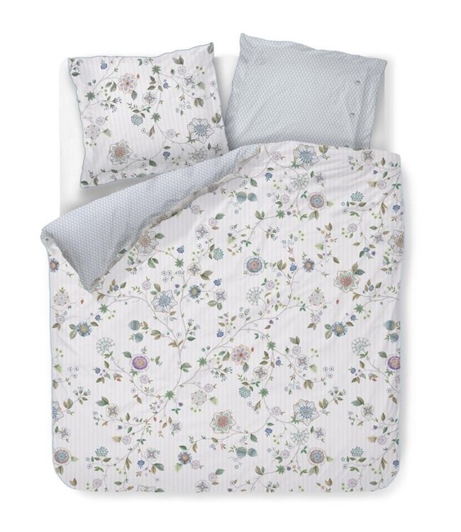 Pip Studio Dekbedovertrek Flores Bailando Off White