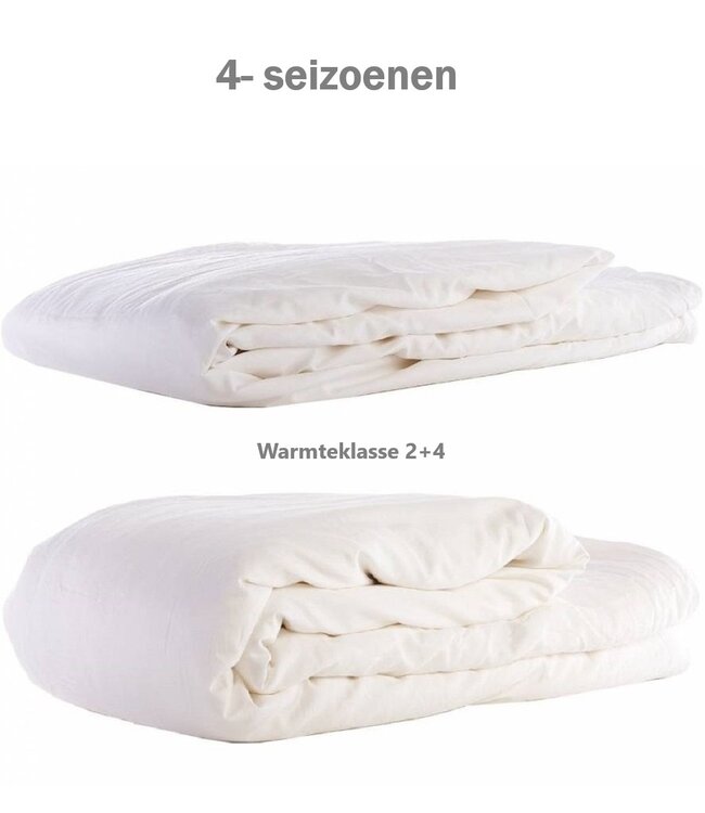 Emperior Silk Zijden dekbed Belcanto 4-seiz. met katoenen tijk