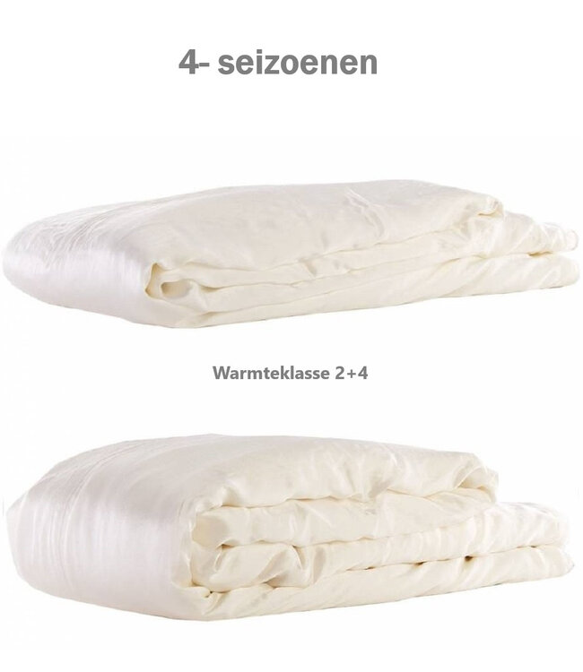 Emperior Silk Zijde Dekbed Dolce 4-seiz. met zijden tijk