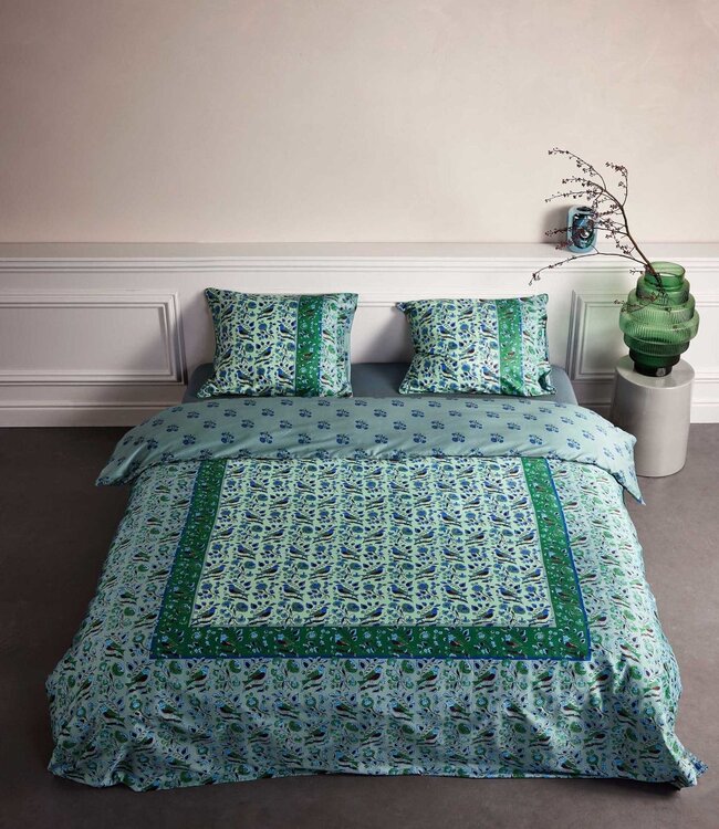 Essenza Dekbedovertrek Valeria Subtle Green 140 x 200/220