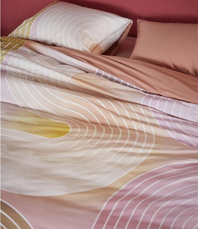Dutch Design Dekbedovertrek Curves Koraal 240 x 200/220