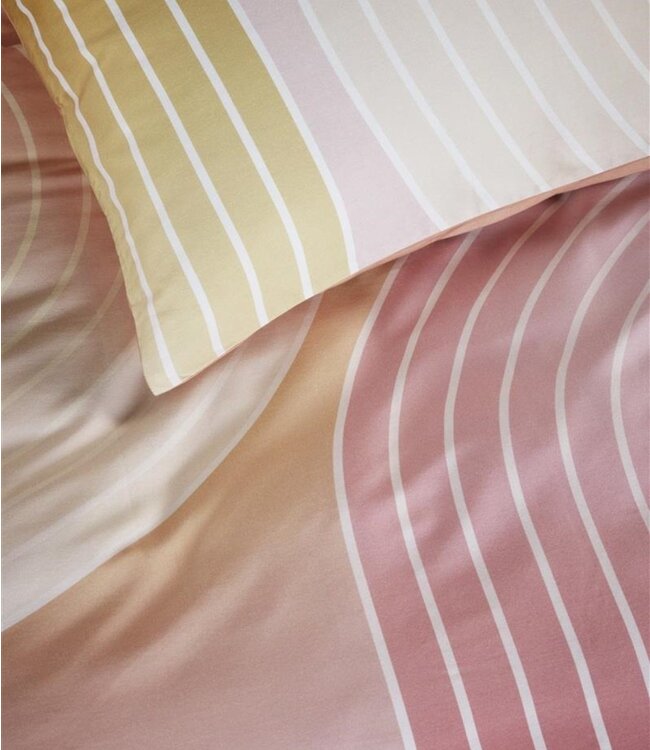 Dutch Design Dekbedovertrek Curves Koraal 200 x 200/220