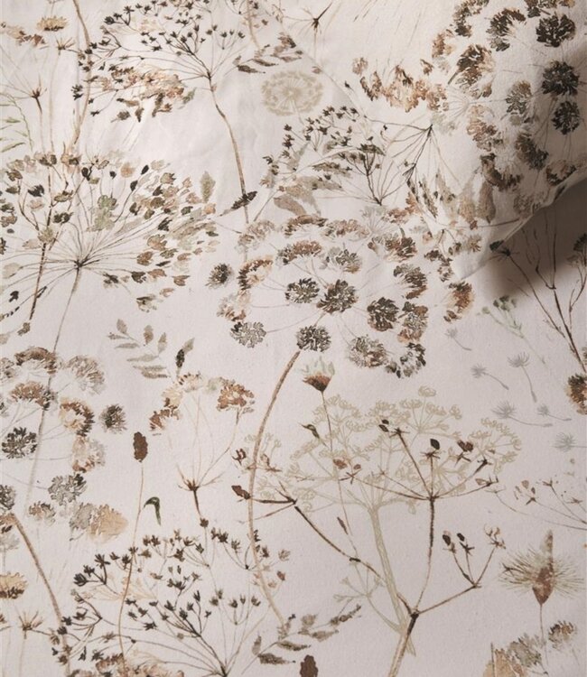 Ariadne at Home Dekbedovertrek Flanel Windy Off-White