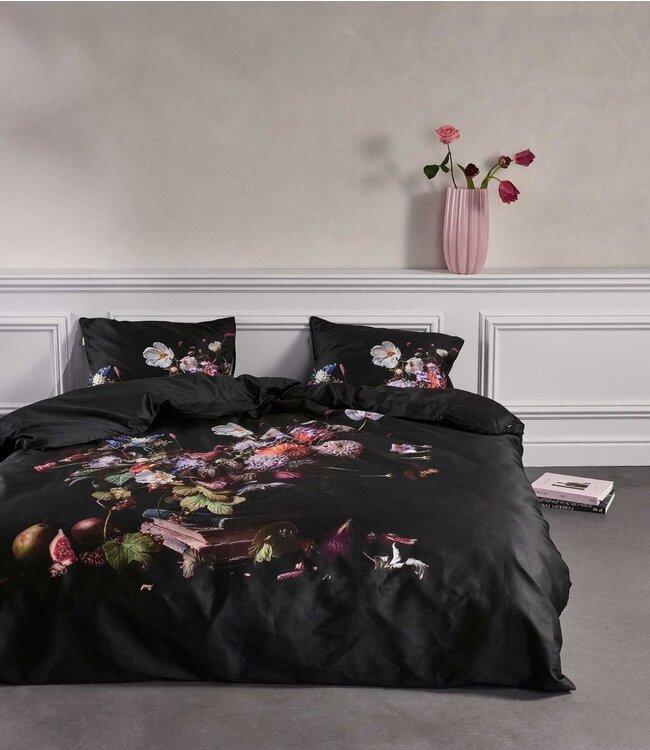 Essenza Dekbedovertrek Bouquet Antraciet 240 x 200/220