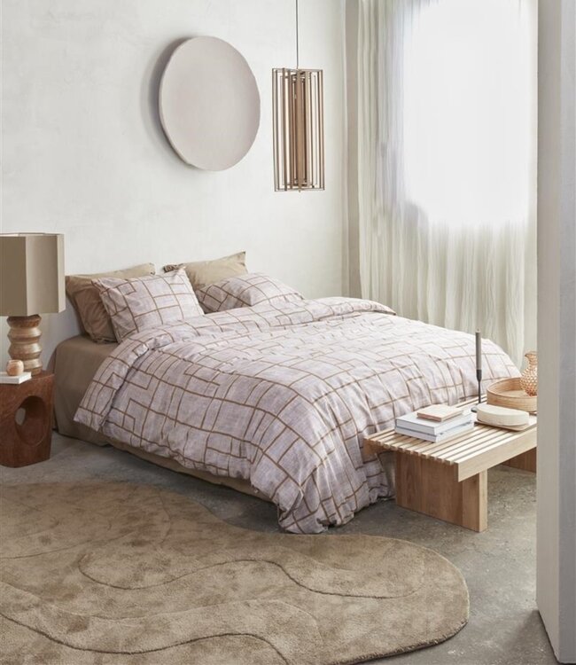 VT WONEN Dekbedovertrek Pojagi Terra 140 x 200/220