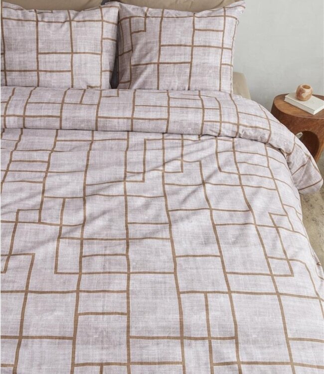 VT WONEN Dekbedovertrek Pojagi Terra 200 x 200/220