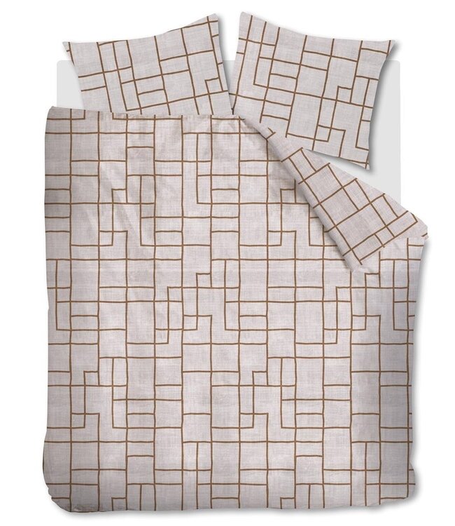 VT WONEN Dekbedovertrek Pojagi Terra 200 x 200/220