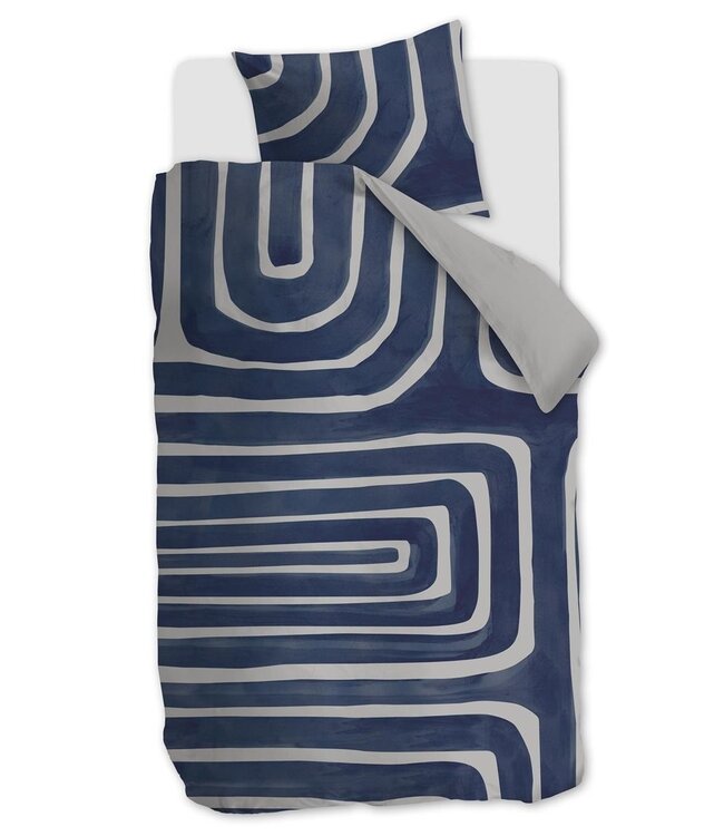 VT WONEN Dekbedovertrek Tribe Indigo
