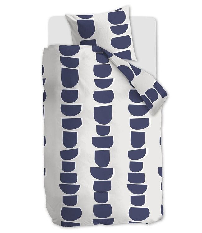 VT WONEN Dekbedovertrek Moons Indigo