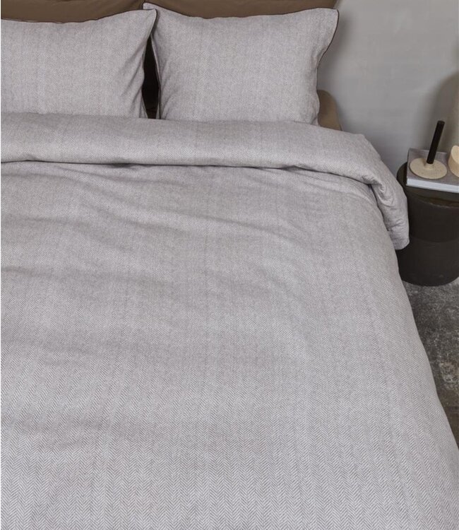 VT WONEN Dekbedovertrek Bolt Sand 200 x 200/220