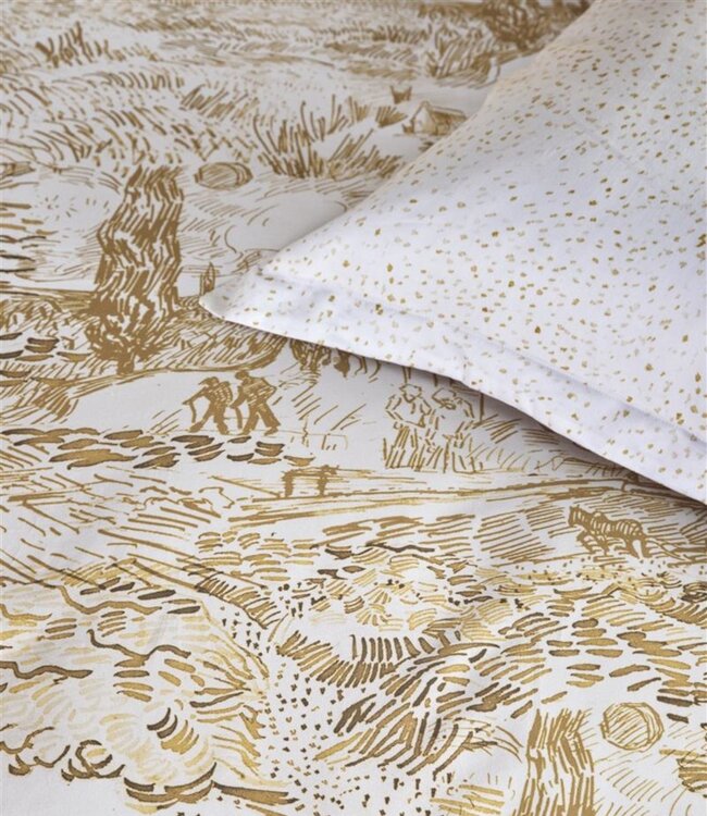 Beddinghouse Dekbedovertrek Van Gogh Champs de Semis Ochre