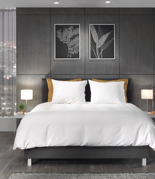 Heckett Lane Dekbedovertrek Cialda White 140 x 200/220