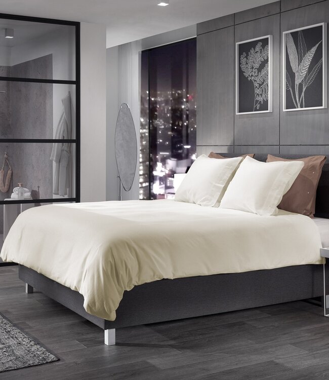 Heckett Lane Dekbedovertrek Cialda Bone White 200 x 200/220