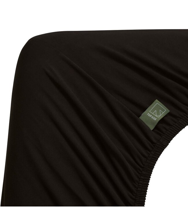 Dutch Design Organic Jersey Hoeslaken Black