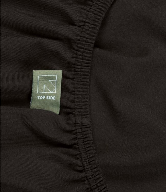 Dutch Design Organic Jersey Hoeslaken Black