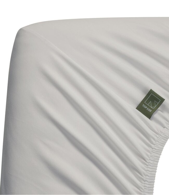 Dutch Design Organic Jersey Hoeslaken White