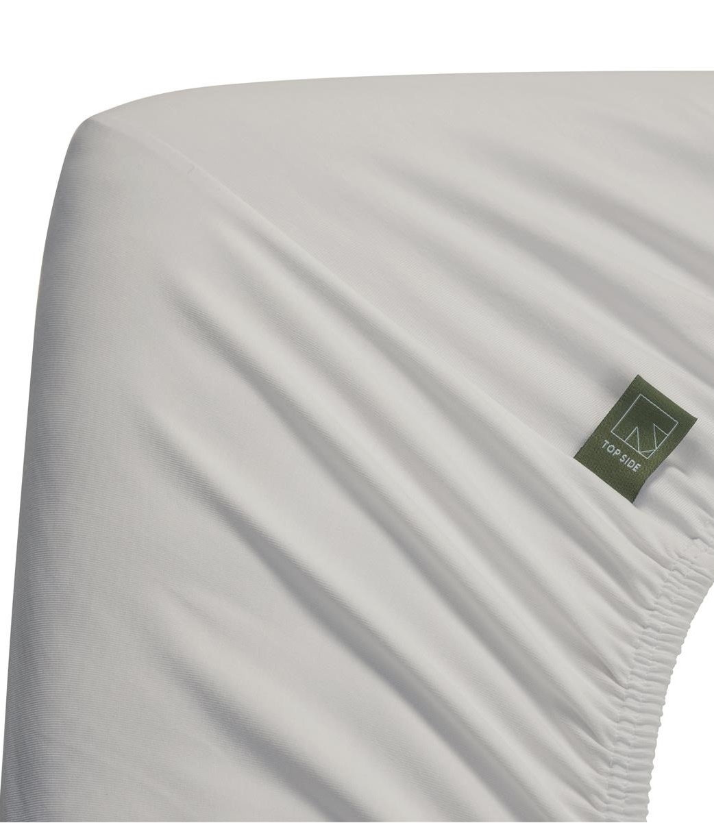 Dutch Design Organic Jersey Hoeslaken White
