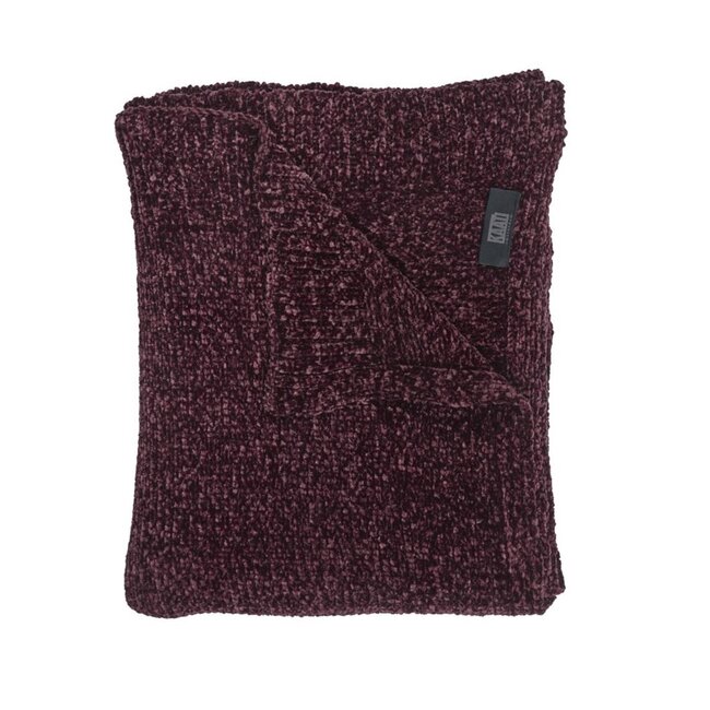 Plaid Ziva, donkerrood