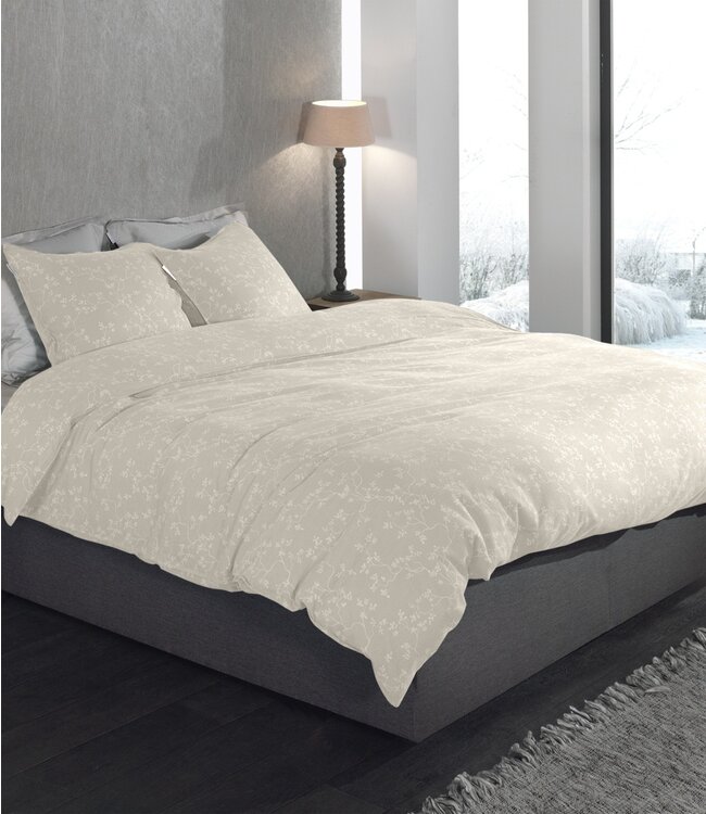 Heckett Lane Dekbedovertrek Flanel Alloro Desert Sand