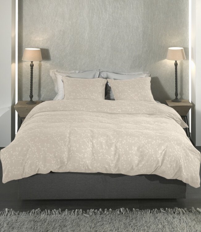 Heckett Lane Dekbedovertrek Flanel Alloro Desert Sand