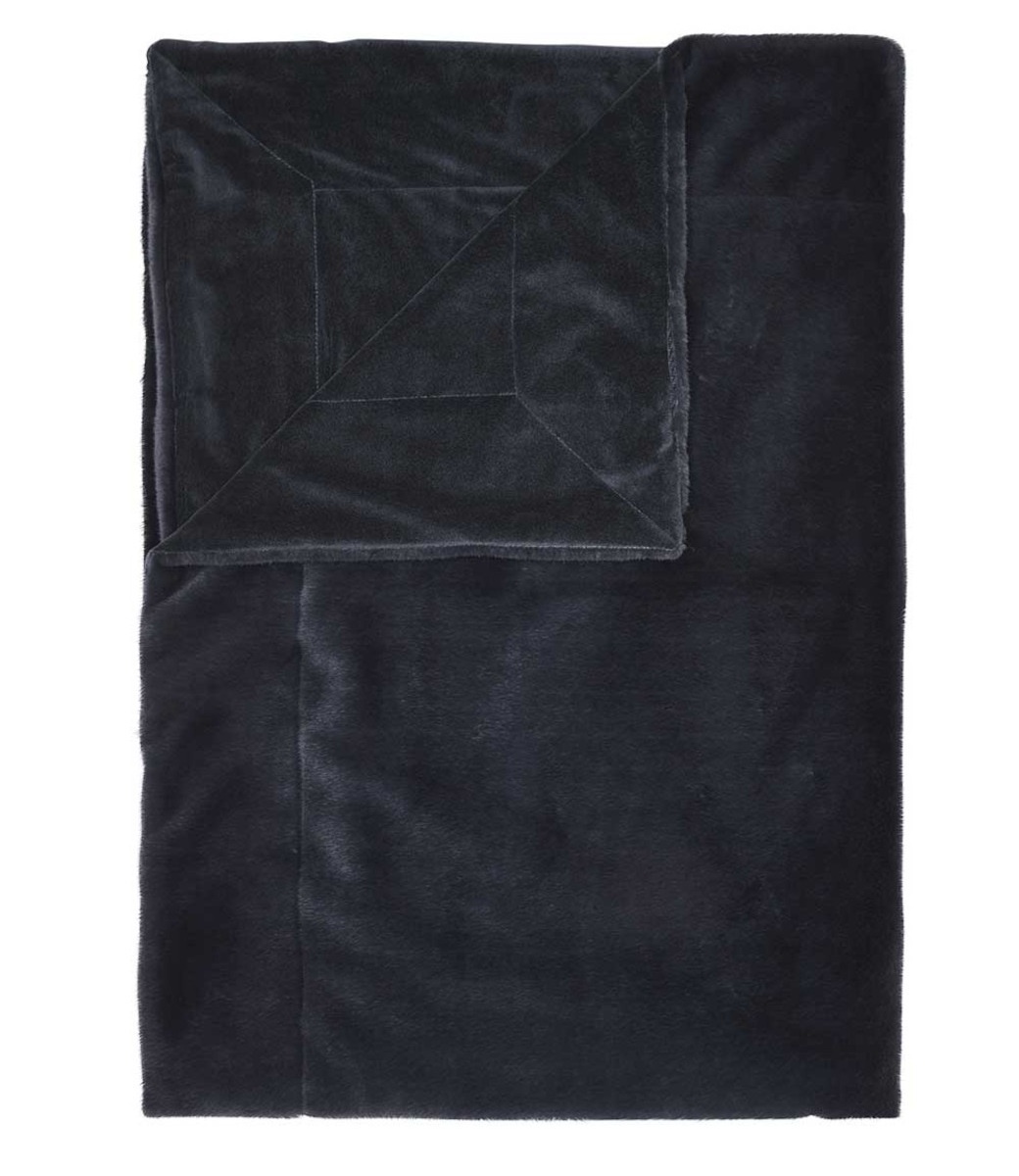 Essenza Plaid Furry Nightblue