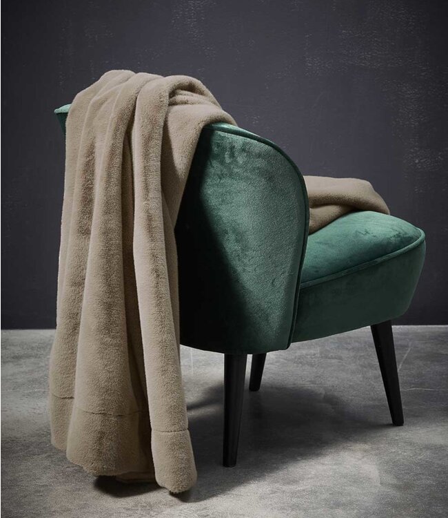 Essenza Plaid Furry Taupe