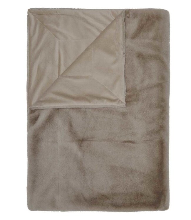 Essenza Plaid Furry Taupe