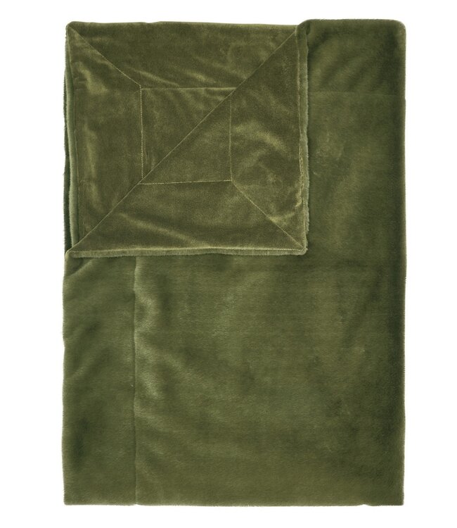 Essenza Plaid Furry Moss