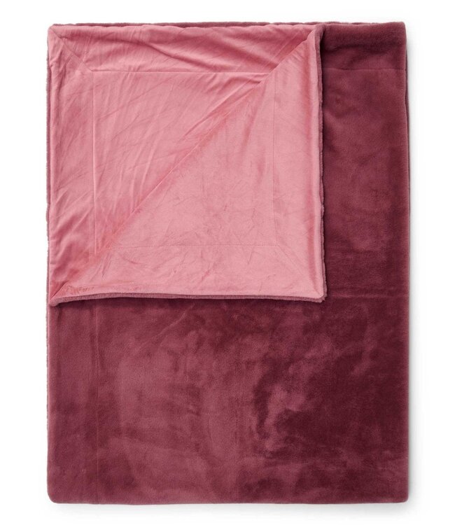 Essenza Plaid Furry Mauve