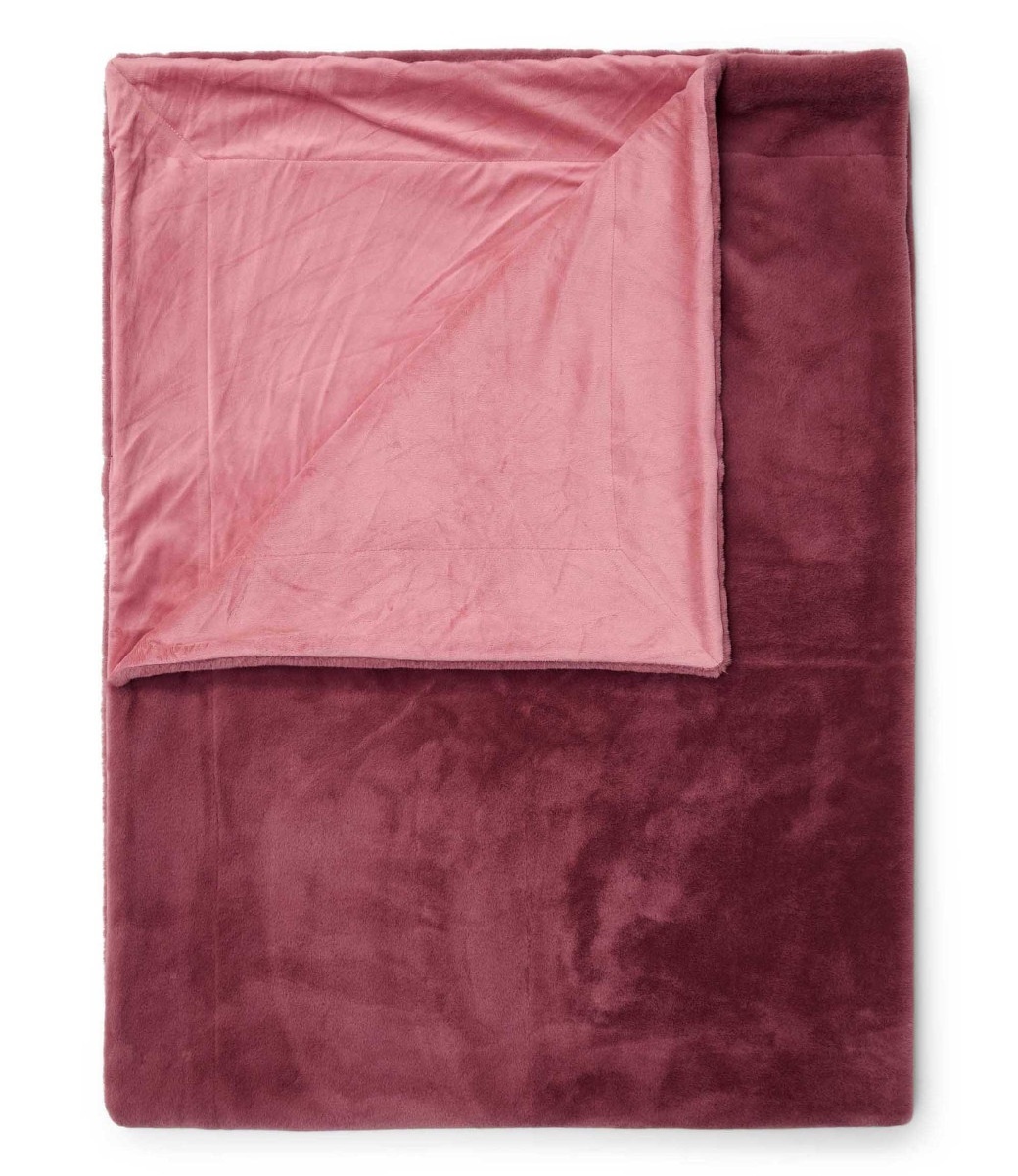 Essenza Plaid Furry Mauve
