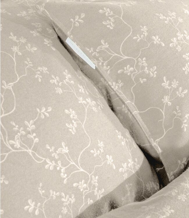 Ritzzz Dekbedovertrek Flanel met rits Alloro Desert Sand