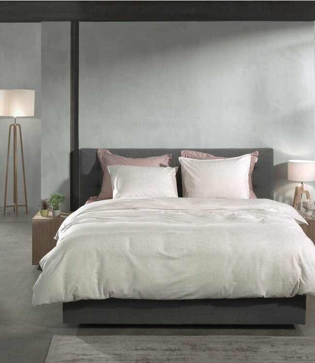 Heckett Lane Dekbedovertrek Flanel Franela Desert Sand 260 x 200/220