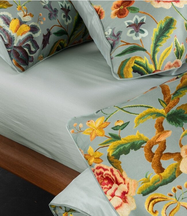 Essenza Dekbedovertrek Roselina Surf Green 240 x 200/220