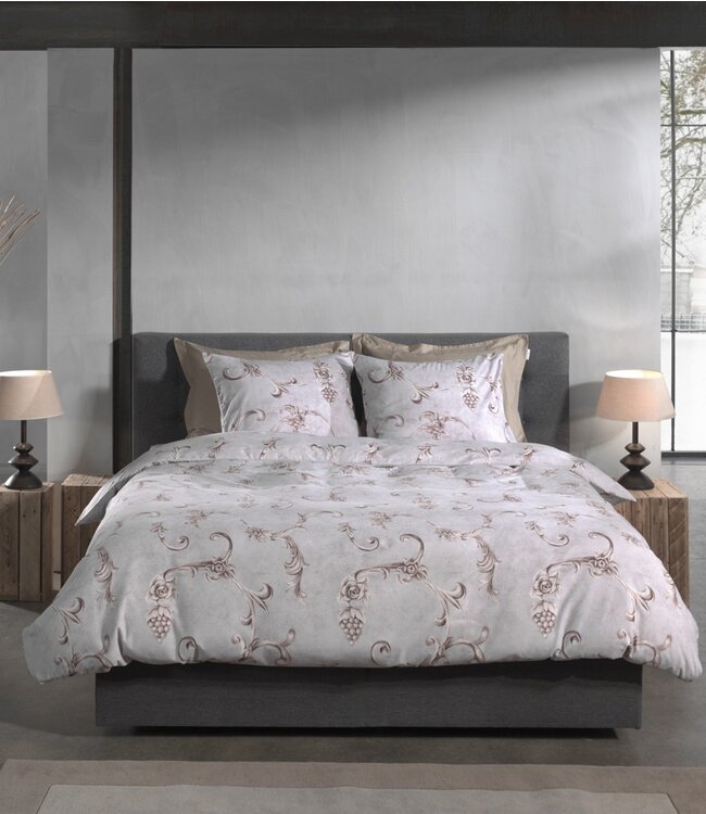 Ritzzz Dekbedovertrek met rits (3 zijdes) Rosalie Grey